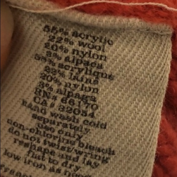 Exoté by Urban Outfitters burnt orange sweater. - Picture 6 of 6